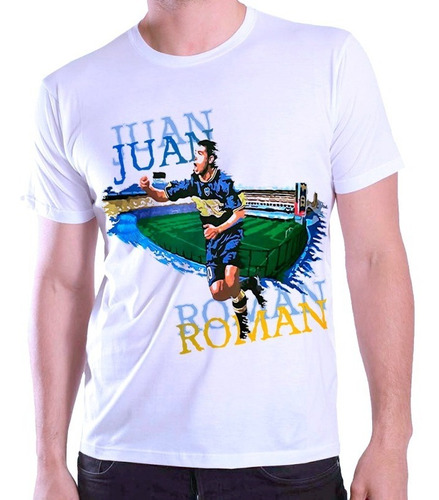 Remeras Estampadas Personalizada Sublimada - Riquelme Boca