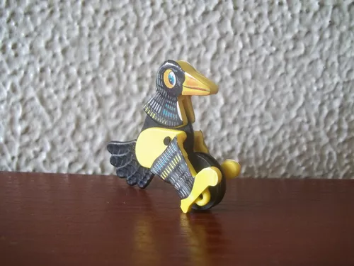 Miniatura Antiga Boneco Pássaro Brinquedo Kinder Ovo Coleção