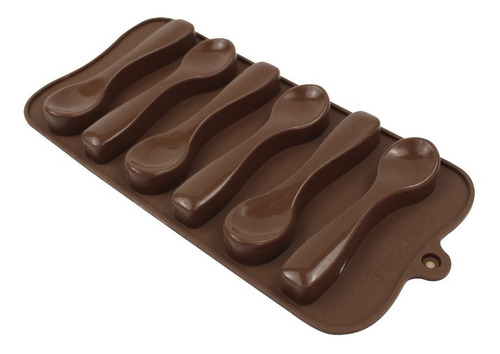 Forma Silicone Para Chocolate Colher