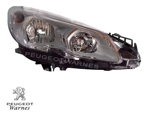 Optica Delantera Fondo Cromado Derecha Peugeot 408 16-19