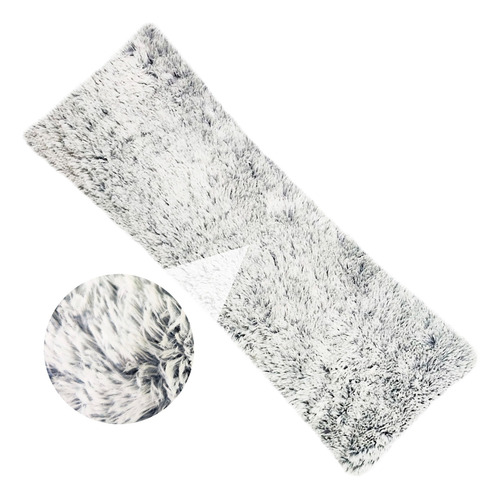 Almohada Cojín Decorativo Abrazable Pelo Largo Suave Esquima Gris Esquimal