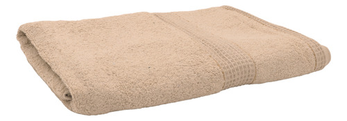 Juego 3 Toalla De Baño Grande Cuerpo Completo Algodón Suave Color Beige Oscuro Cuadros