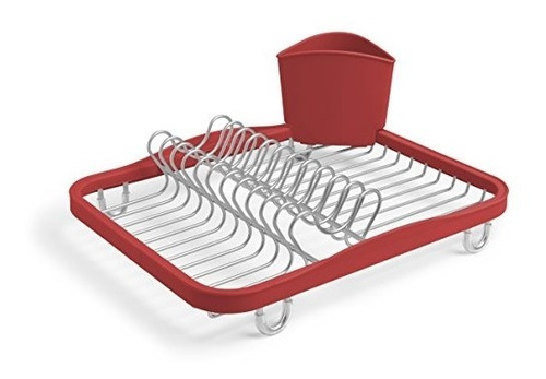 Umbra Sinkin Dish Rack, Rojo