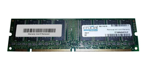 Micron Crucial 128mb 133mhz Cl2 Pc133u 168-pin Memoria Ram