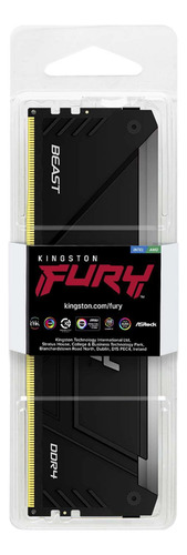 Memoria Ram Kingston Fury Beast Rgb 8gb Ddr4 3600mhz