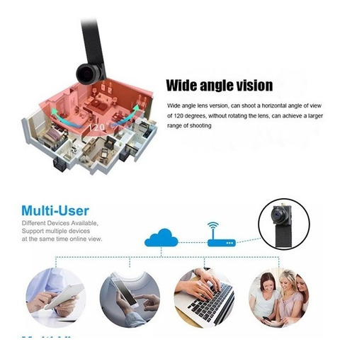 Mini Camara Espia Wifi Full Hd 1080p Para Android E iPhone