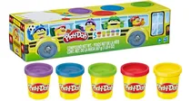 Comprar Masas Plastilina Play-doh Ómnibus Escolar 5 Latas De Masa