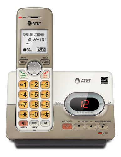 Teléfono Inalámbrico At&t El52113 Con Sistema De Contestador
