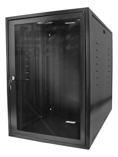 Mini Rack De Parede 16u X 670 Para Rede Ti Cftv E Automação