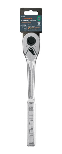 Matraca Liberacion Rapida Cuadro 1/2' De Acero Truper M-1272