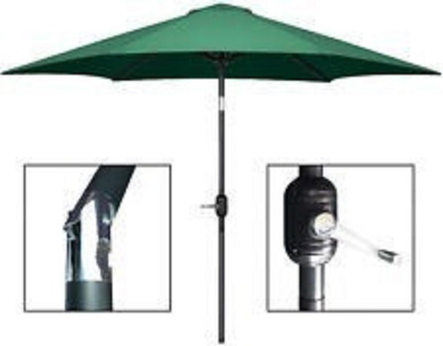 Sombrilla Jardin 2.7m Manivela Articulacion Paraso Easy Set