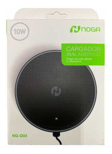 Imagen 6 de 6 de Cargador Inalambrico Para Samsung iPhone Rapido Celular Noga Q03