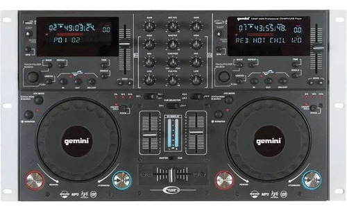 Gemini Cdmp-6000 Dual Player & Mixer-reproductor De Cd Mp3