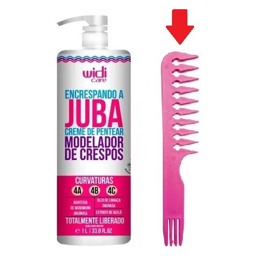 Encrespando Juba Creme De Pentear 1 Lt  Widi Care