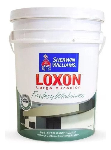 Loxon Ld Frentes Y Medianeras 20 Lt Sherwin Color Blanco