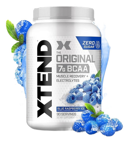 Bcaa Scivation Xtend (90 Servicios) Sabor Blue Raspberry Ice