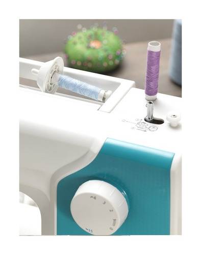 Imagen 5 de 5 de Máquina de coser recta Merritt ME 9300 portable blanca