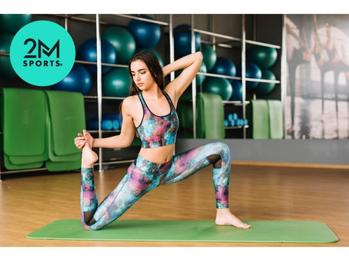 Imagen 7 de 9 de Mat Colchoneta Yoga Tpe 6mm Enrrollable Pilates Gym