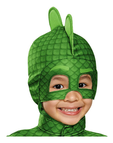 Disfraz De Gekko Classic Bebé Pj Máscaras Multi Color 3t-4t