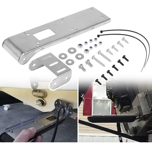 Soporte Montaje Para Transductor Skimmer Lss-2 Hd Plateado