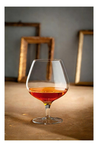 Copa Vidrio Cognac Napoleón 230 Ml Luigi Bormioli Color Transparente