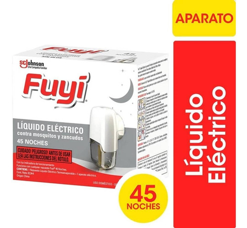 Fuyi Liquido 45 Noches Aparato Eléctrico Doble Acción