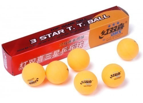 12 Bolas Bolinha Tênis De Mesa Dhs 3 Estrelas 40mm Celulóide