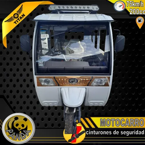 Triciclo Naftero 7 Pasajeros Motocarro Titan Panda 200cc 0km