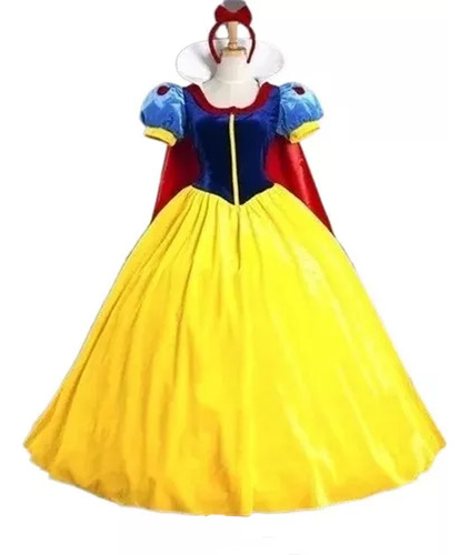 Bonito Vestido Snow White Princess Cosplay  Para Mujeres