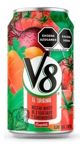 Jugo De Verduras V8 Original 6 Pack