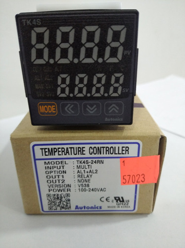 Controlador De Temperatura Tk4s-24rn Autonics