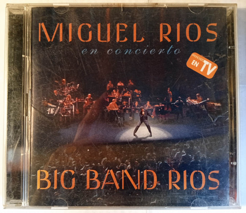 Cd Miguel Ríos Big Band Ríos En Concierto Doble 1998