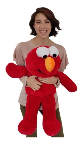 Peluche De Elmo Grande Abrazable Bonito 75cm Cuotas sin inter s