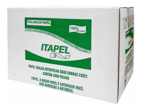 Papel Toalha Interfolha 23x21 Itapel Luxo 5000 Folhas