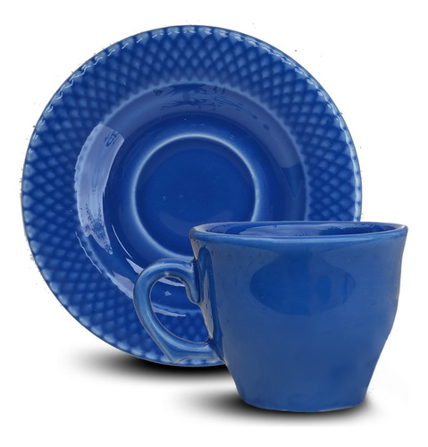 Conjunto De Xícaras De Café Donec Azul