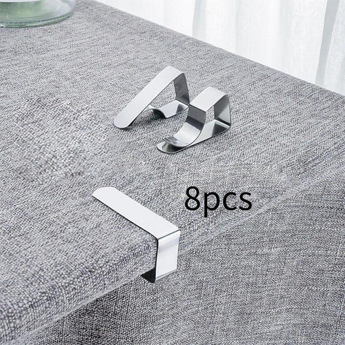 Clips 8pcs Clips De Falda De Acero Inoxidable Soporte Para