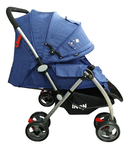 Carriola De Paseo Tablero Carrito Angelin - Noni 555p Color Azul