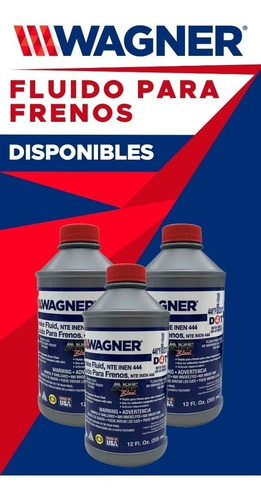 Imagen 1 de 1 de Liga De Freno Wagner Dot 4 De 12oz