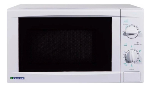 Microondas Philco Rotativo Mpr8520   Blanco 20l Descongela