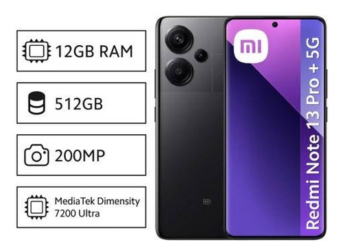 Xiaomi Note 13 Pro+ 5g Negro