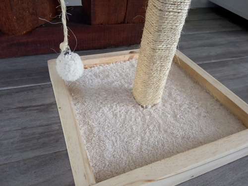 Imagen 8 de 8 de Cama Hamaca Paraguaya Para Gatos + Rascador Juguete