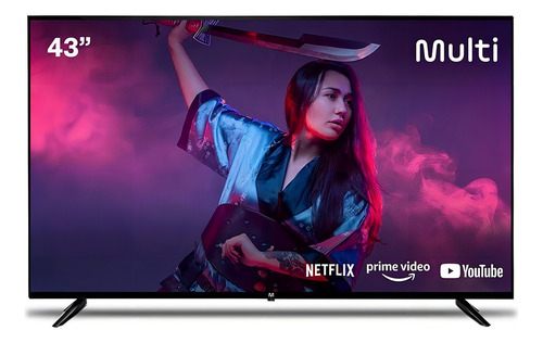 Smart Tv Multilaser 43 FULL HD led Usb Hdmi Android