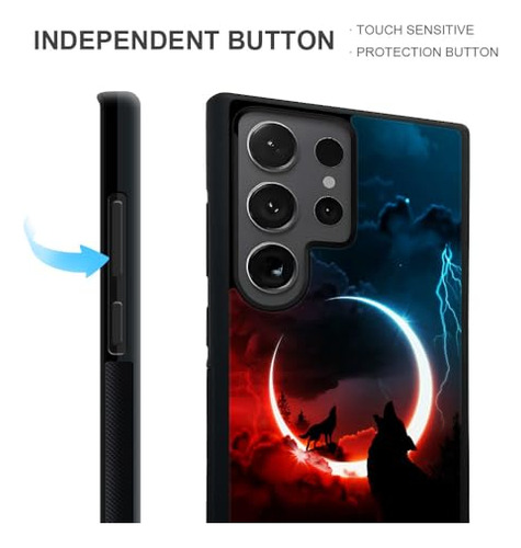 Funda Compatible Con Samsung Galaxy S24 Ultra, Lightning Wol
