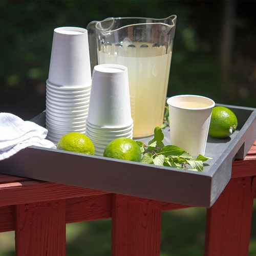 Vaso Para Café Encerado Biodegradable 8 Oz 300 Piezas Blanco