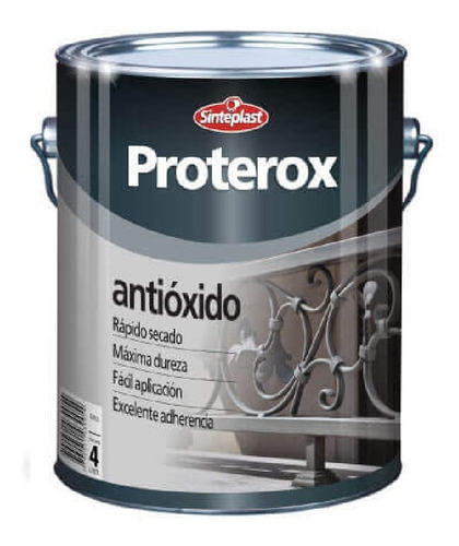 Antióxido Proterox Sinteplast 4lt - Imagen Pinturerías -