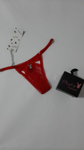 Colaless Regulable Encaje Playboy Rosa Roja Navidad 2348a