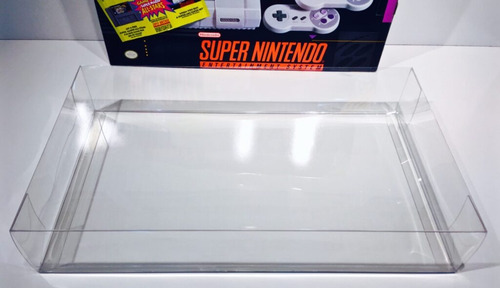 Protector Transparente Para Cajas De Juegos Snes Y N64