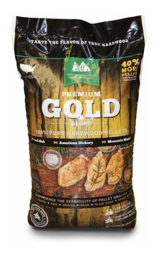 Gmg Grilling Pellets 12.70 Kg (gold Blend) Para Parrillas