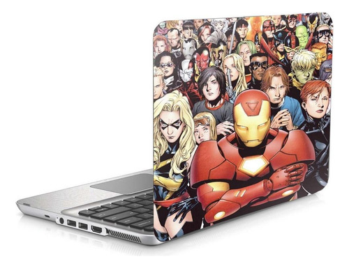 Skin Adesivo Protetor Para Notebook 17 Marvel B15