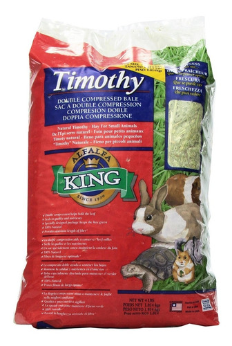 Heno De Alfalfa King, Grass Timothy,transpotador Y Juguete